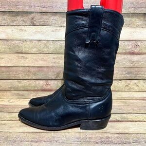 Frye Black Leather Pointed boots